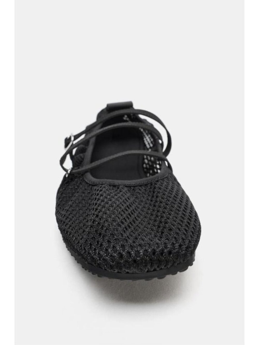 ZARA CUT-OUT STRAP BALLET FLATS - Picture 4 of 6